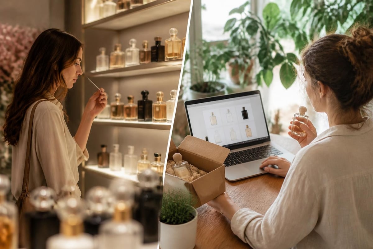 Online Parfum Shopping Vorteile