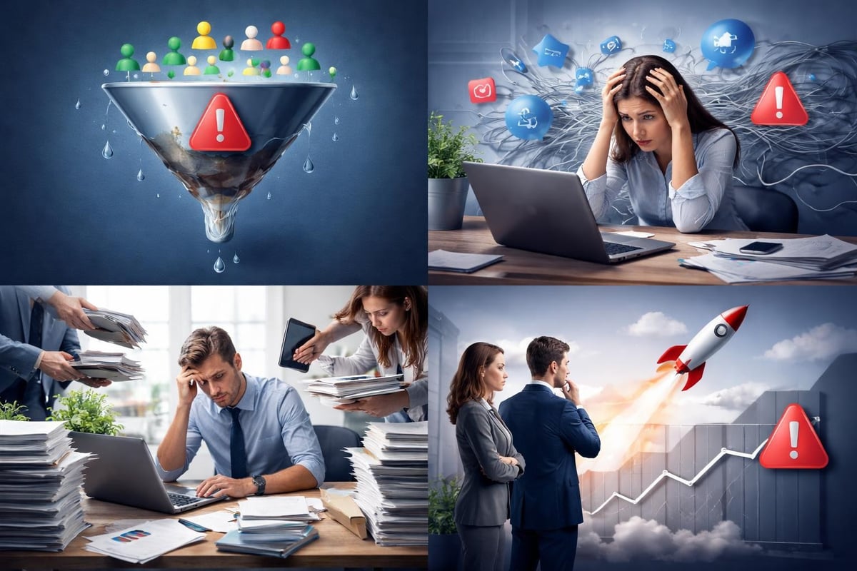 Ressourcenengpässe im Marketing und Vertrieb