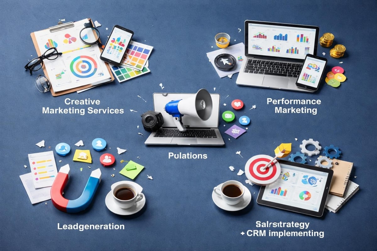 Marketing- und Vertriebsfunktionen für Outsourcing