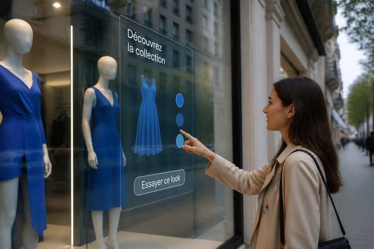 Innovation technologique vitrines