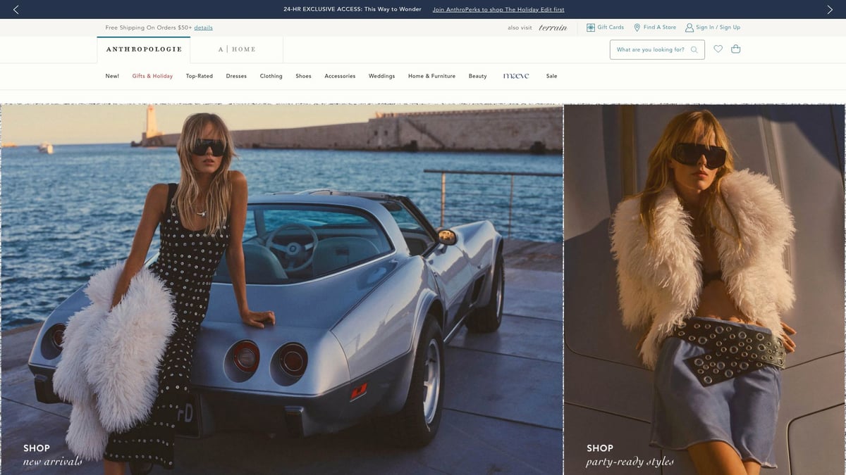9 Must-See Online Boutique Stores to Shop in 2025 - Anthropologie