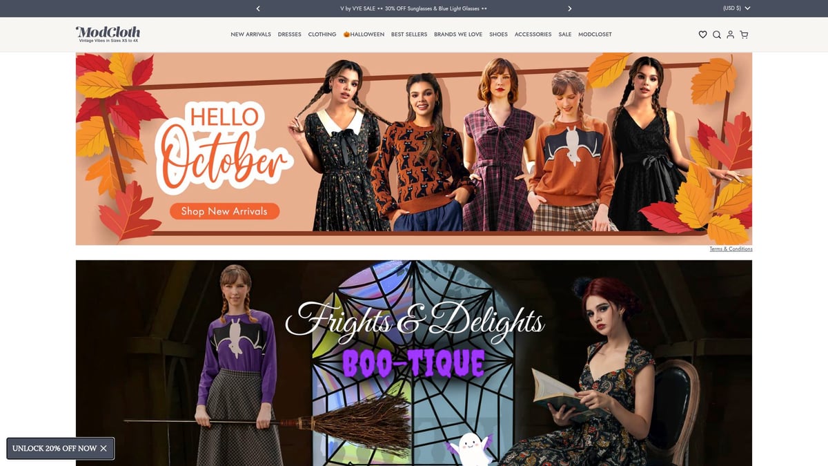 9 Must-See Online Boutique Stores to Shop in 2025 - ModCloth