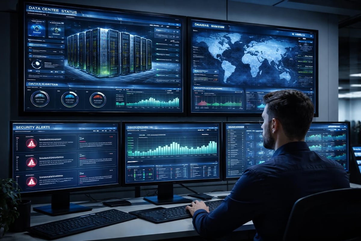 Network monitoring dashboard