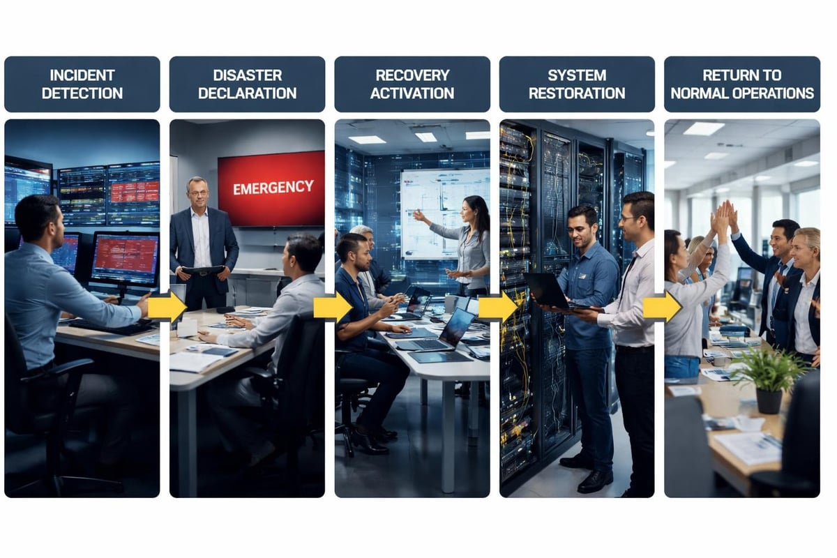 Disaster recovery timeline