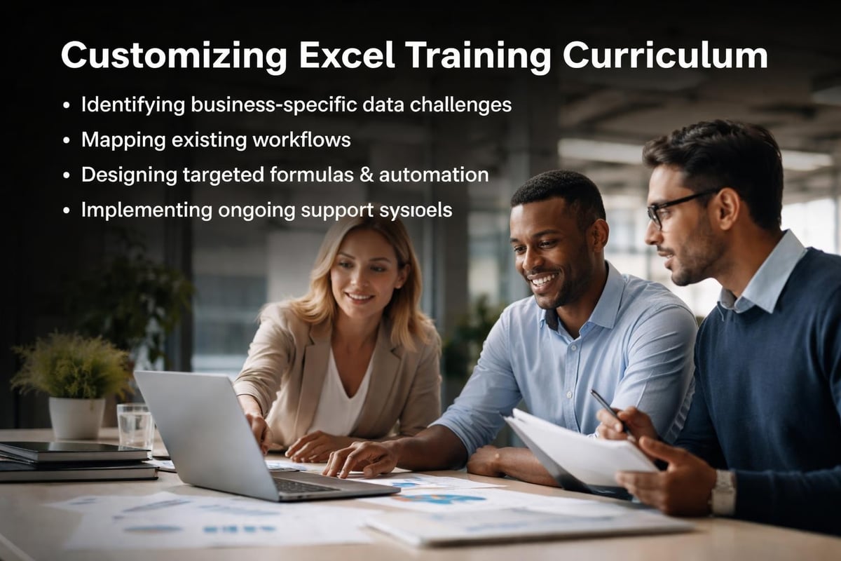 Customized Excel training modules