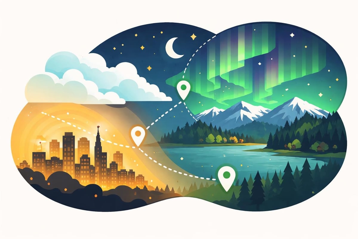 Northern lights location factors