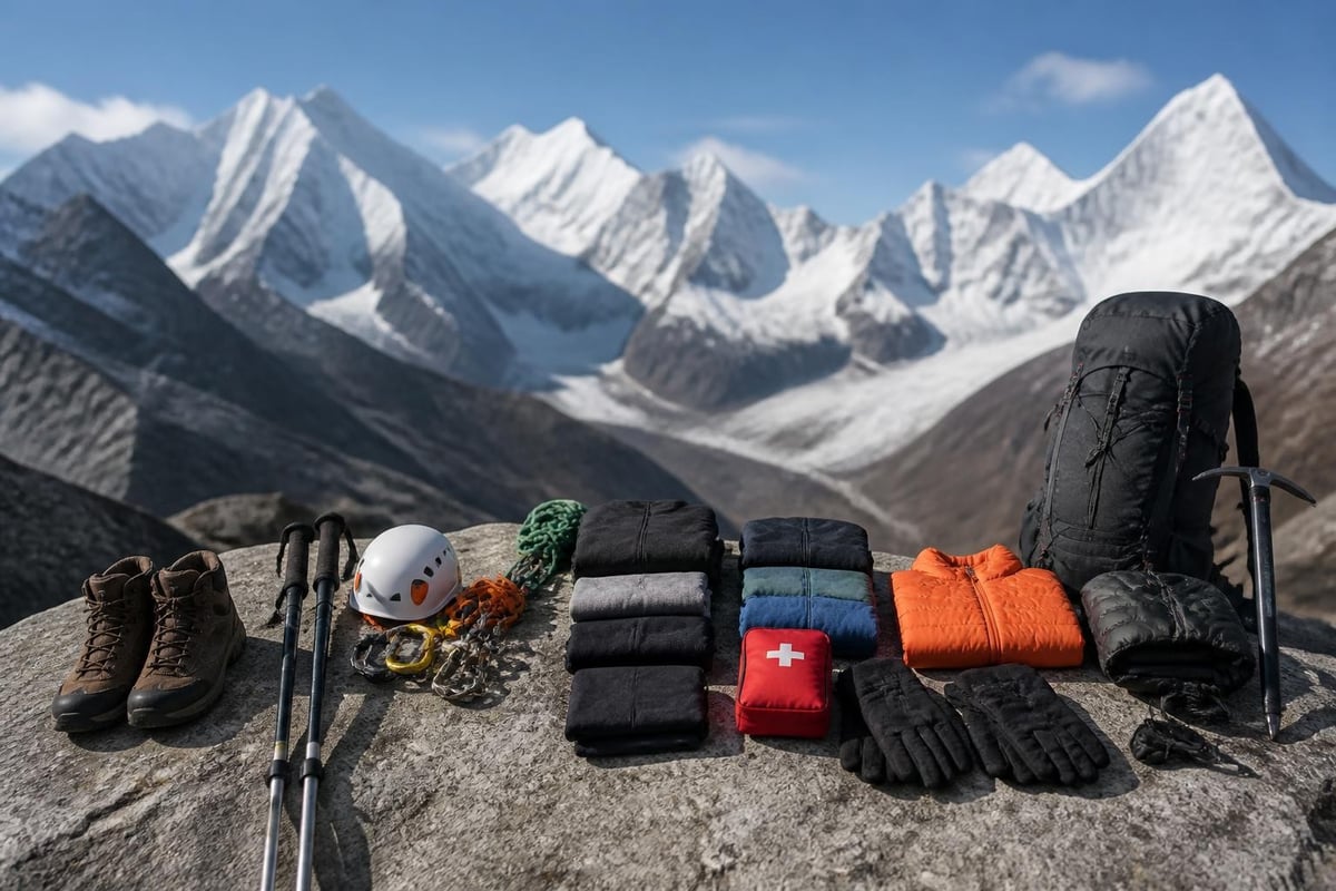 Nepal base camp packing essentials
