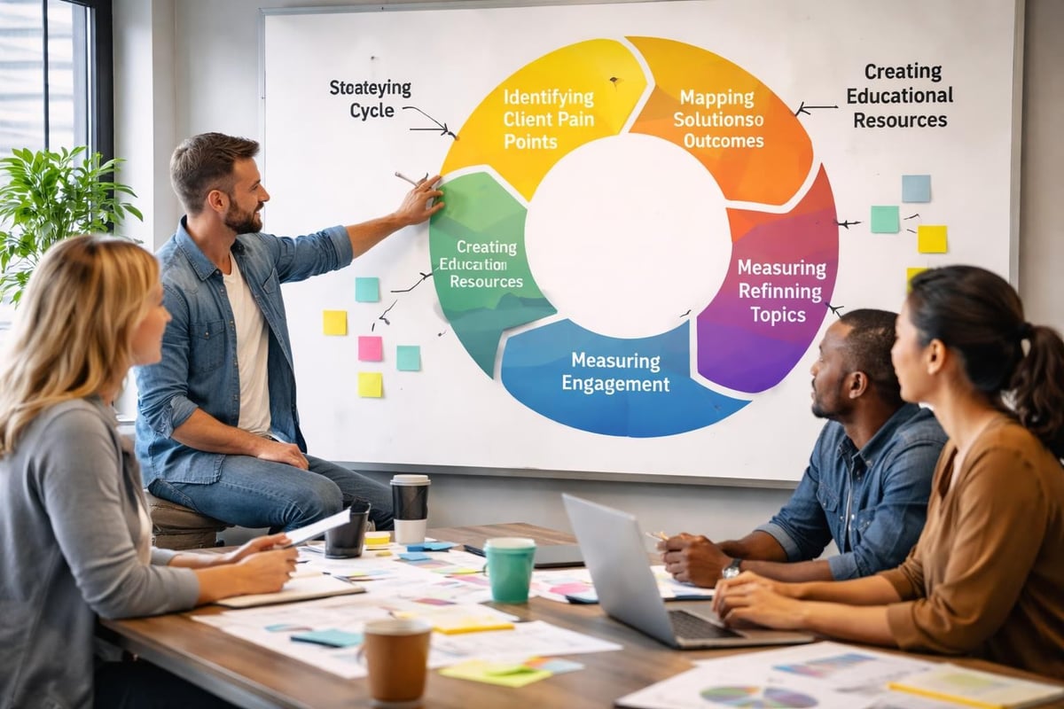 Content strategy framework for managed IT services