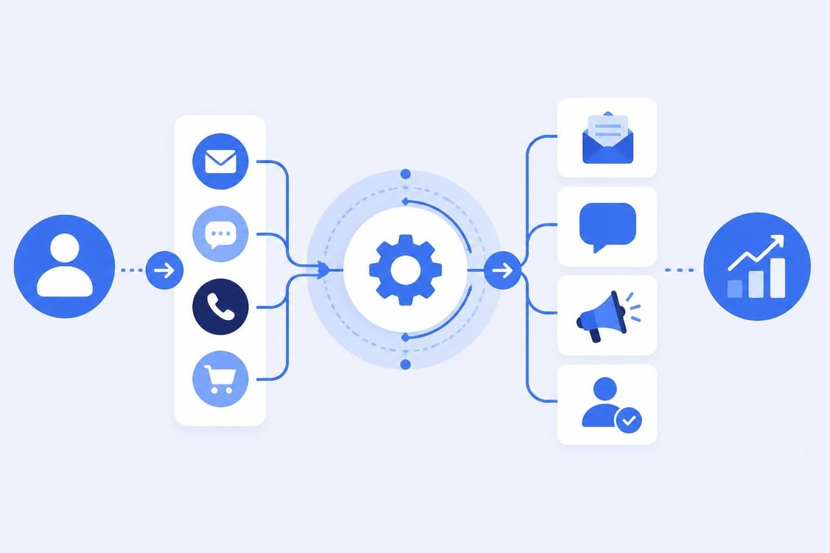 Marketing automation workflow components