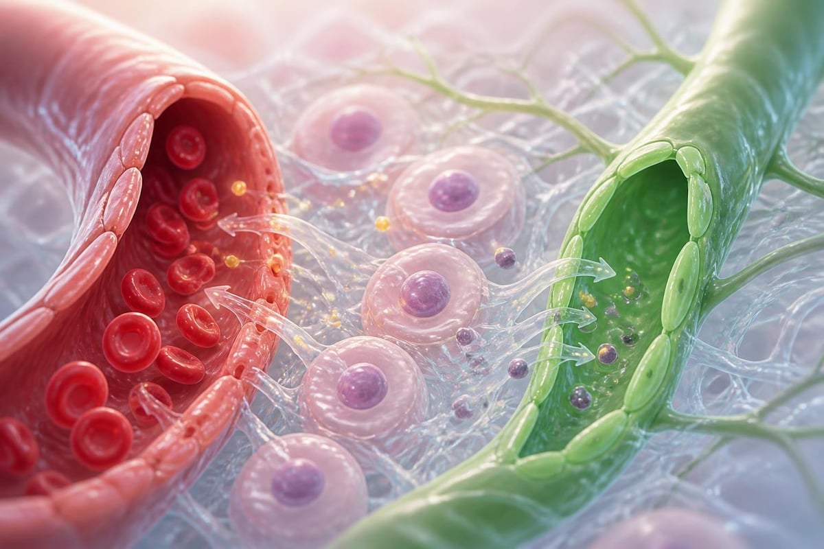 Lymphbildung im Gewebe