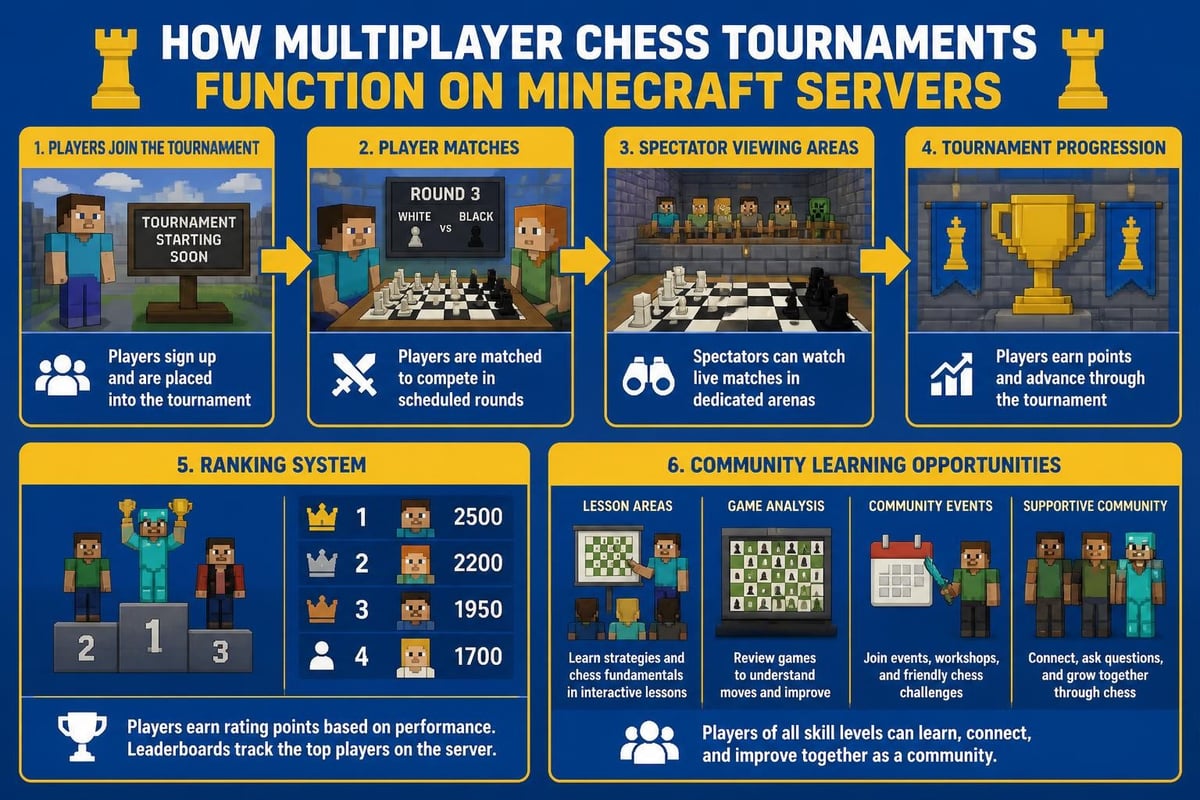Minecraft server chess competition