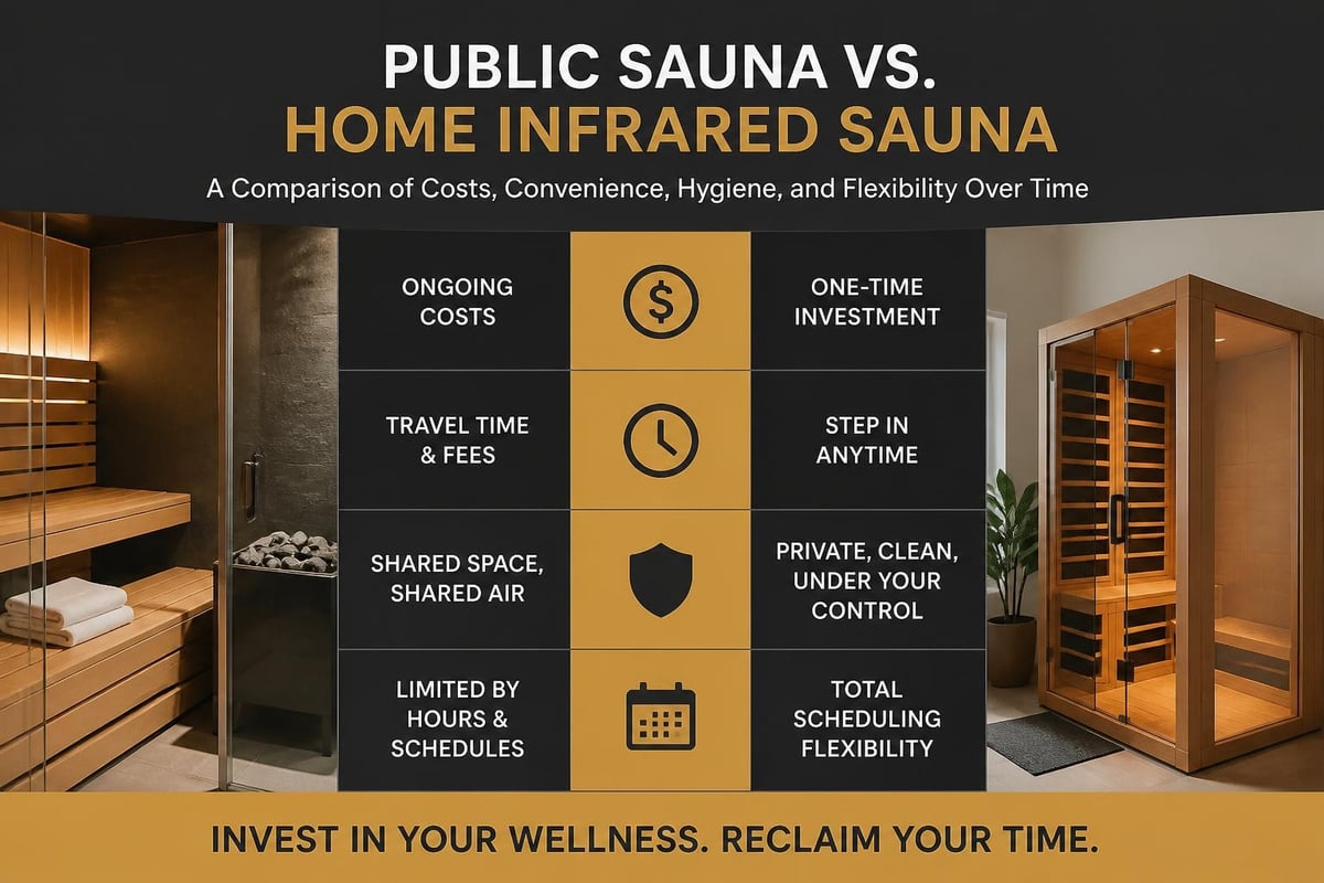 Public sauna access versus home sauna ownership