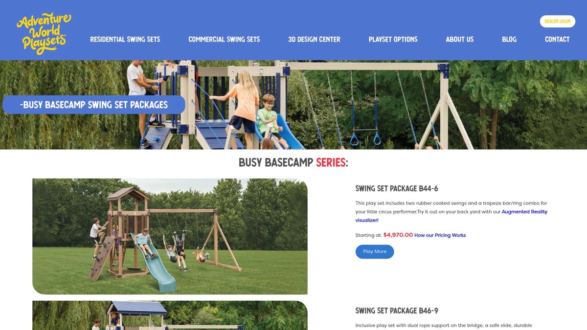 7 Best Adult Swing Set Picks for Fun and Relaxation in 2026 - Busy Basecamp Series by Adventure World Play Sets