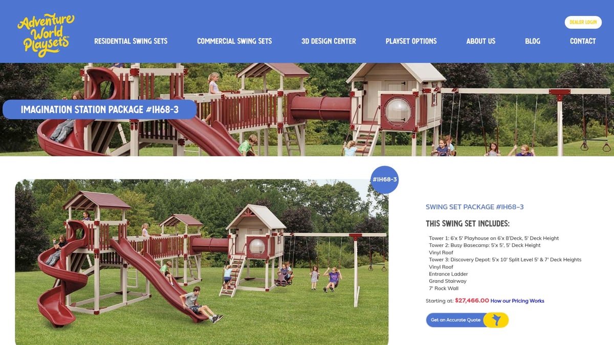 7 Best Adult Swing Set Picks for Fun and Relaxation in 2026 - Imagination Station Package by Adventure World Play Sets