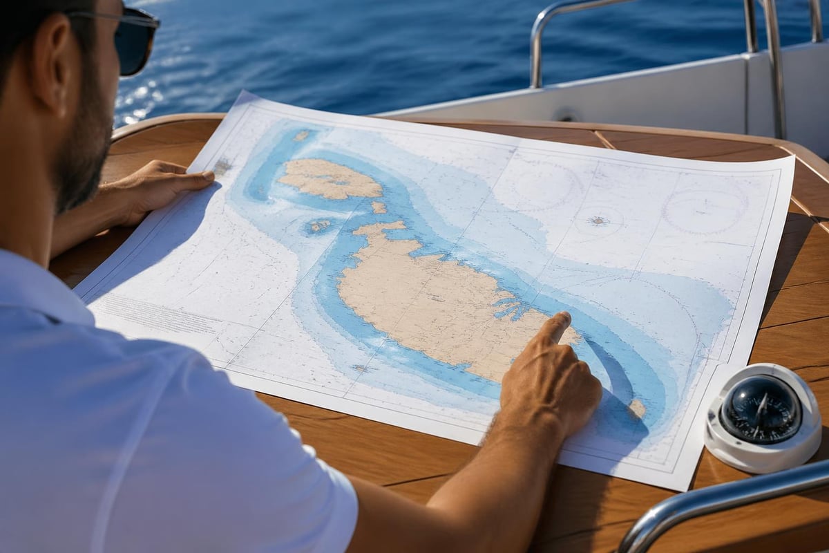 Malta coastal navigation