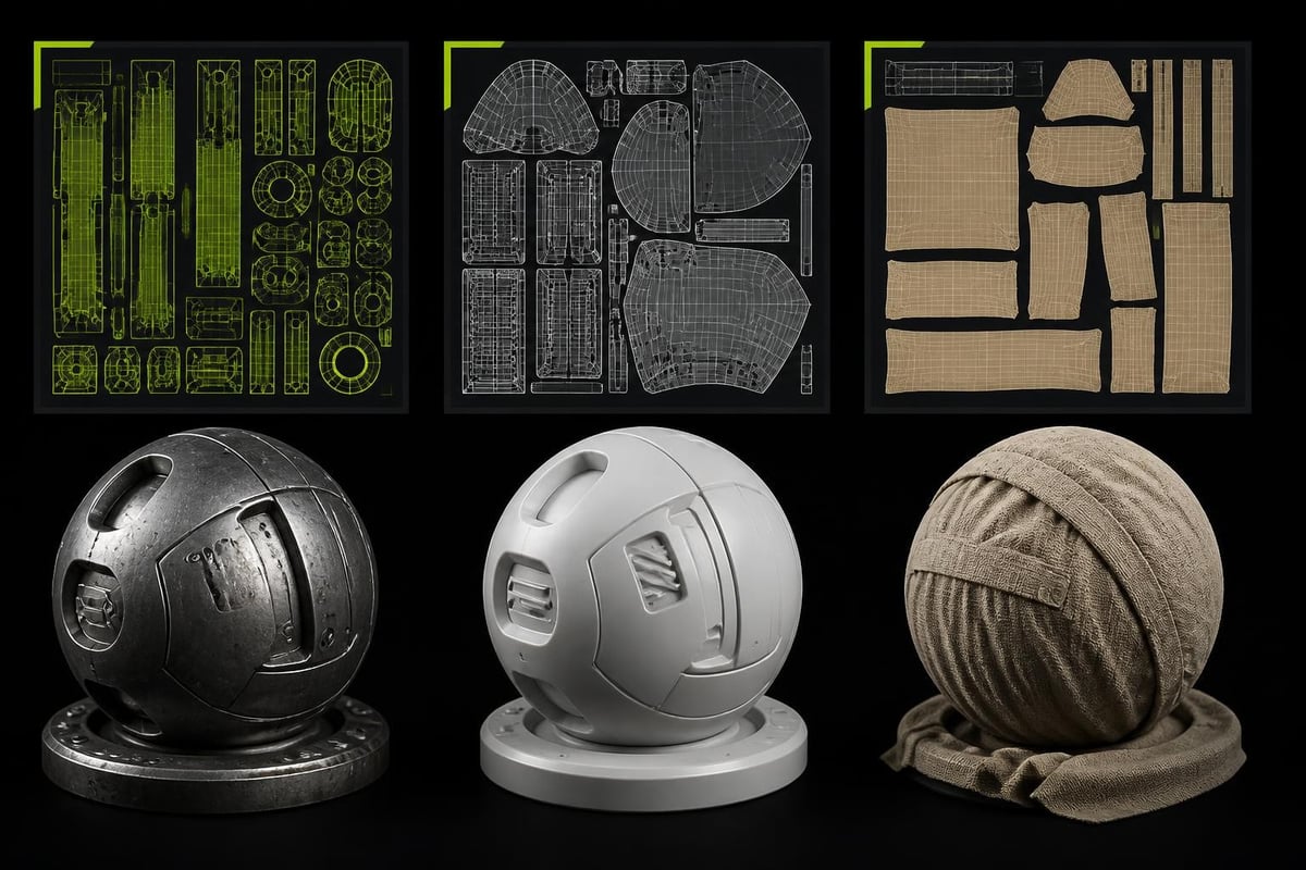 Multi-material Smart UV workflow
