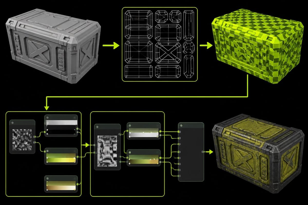 Smart UV Project in procedural workflow