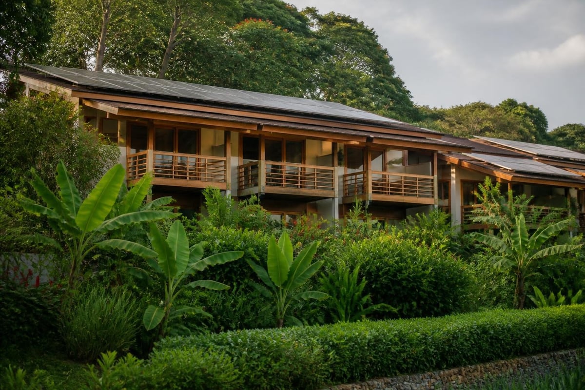 Boutique hotel sustainability features