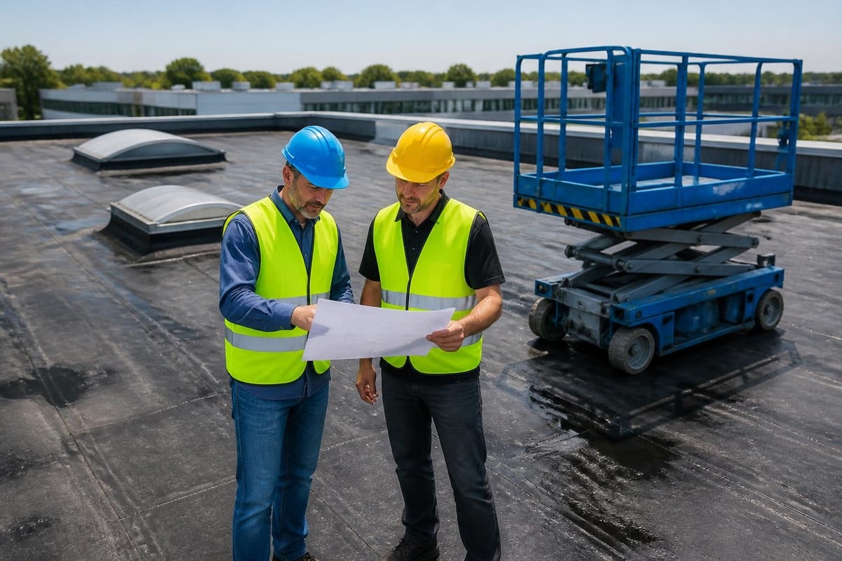 Commercial roof repair cost components