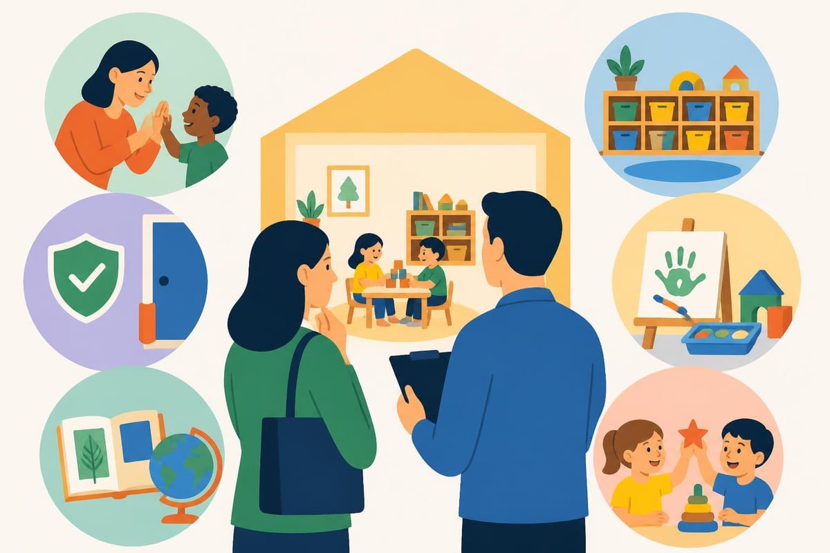 Daycare visit observation checklist
