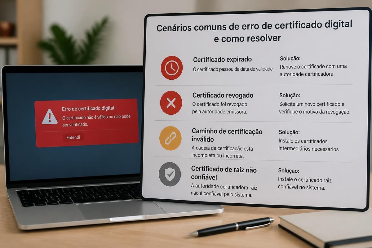 Troubleshooting certificado