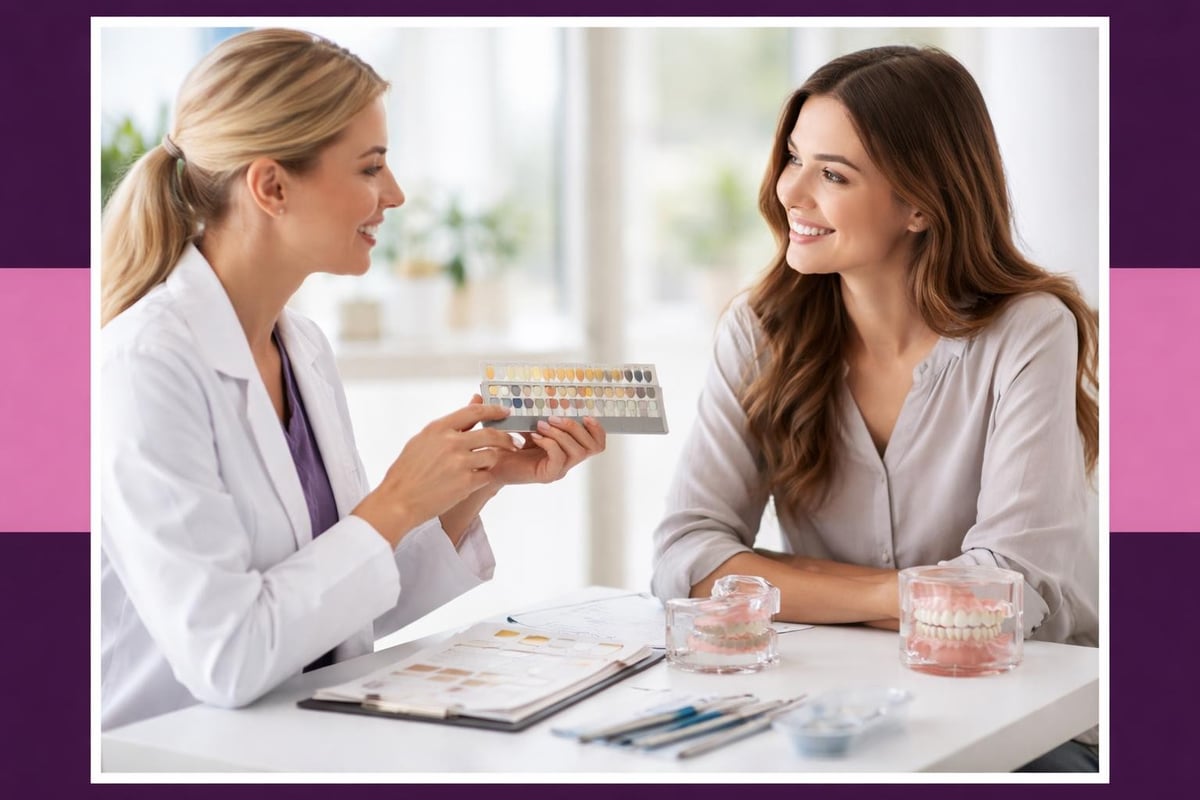 Teeth whitening consultation