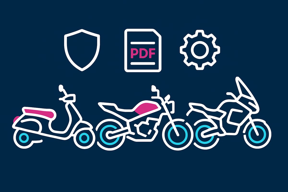 Tipos de seguros de moto disponibles en el mercado español