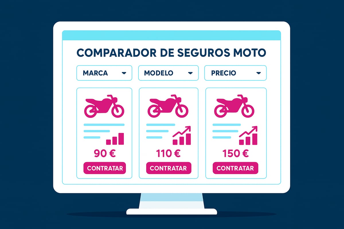 ¿Qué es un comparador de seguros de moto y cómo funciona?