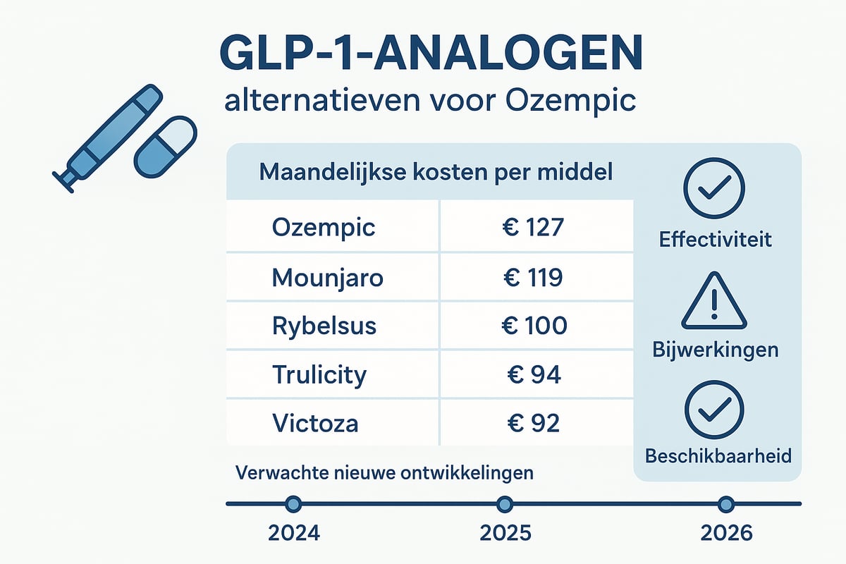 Alternatieven voor Ozempic en Hun Kosten