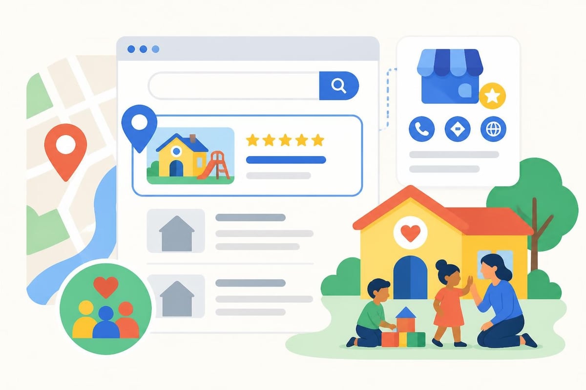 Local SEO for home childcare