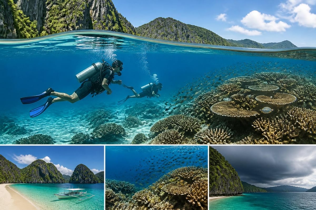 Seasonal diving conditions