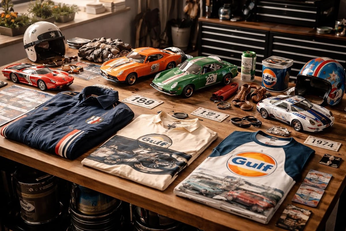 Vintage racing gift categories