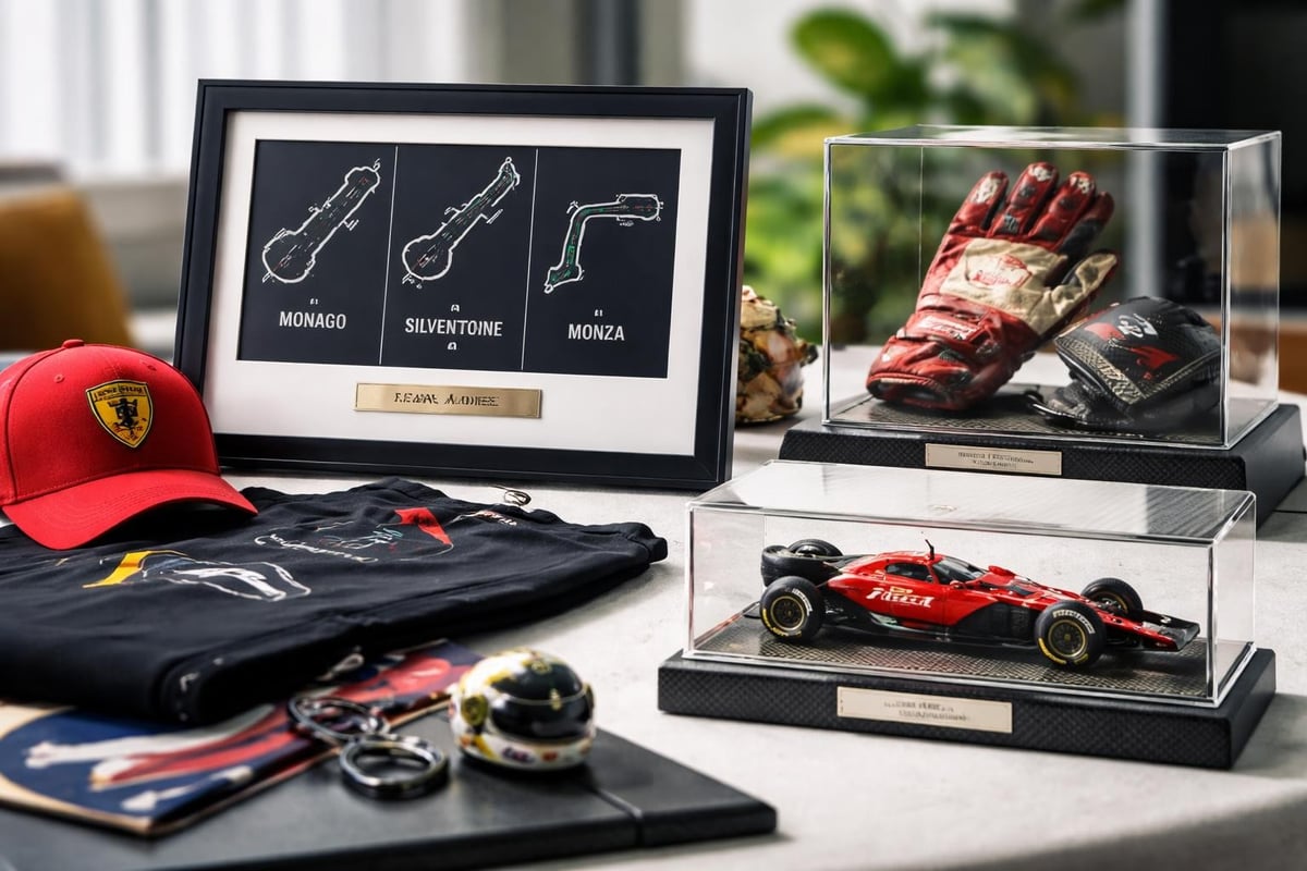 Racing gift personalization options