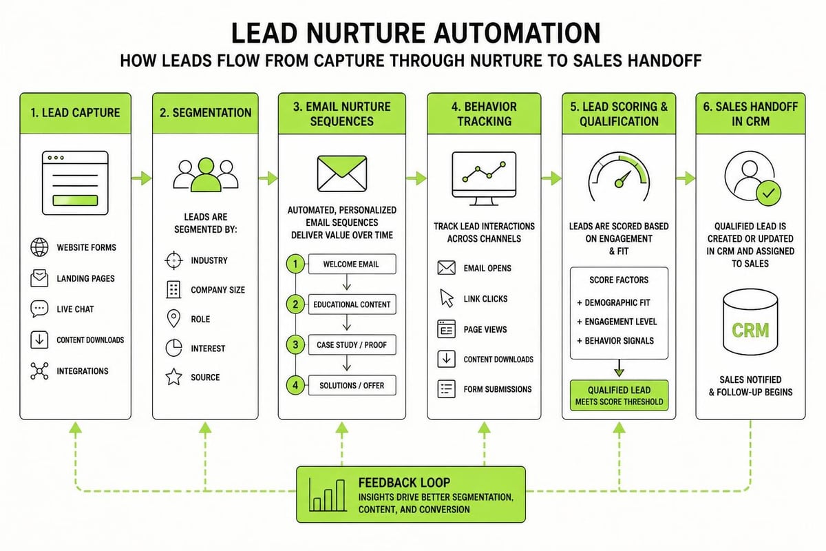 CRM nurture workflow