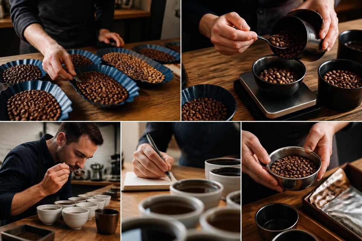 Processus d'assemblage café