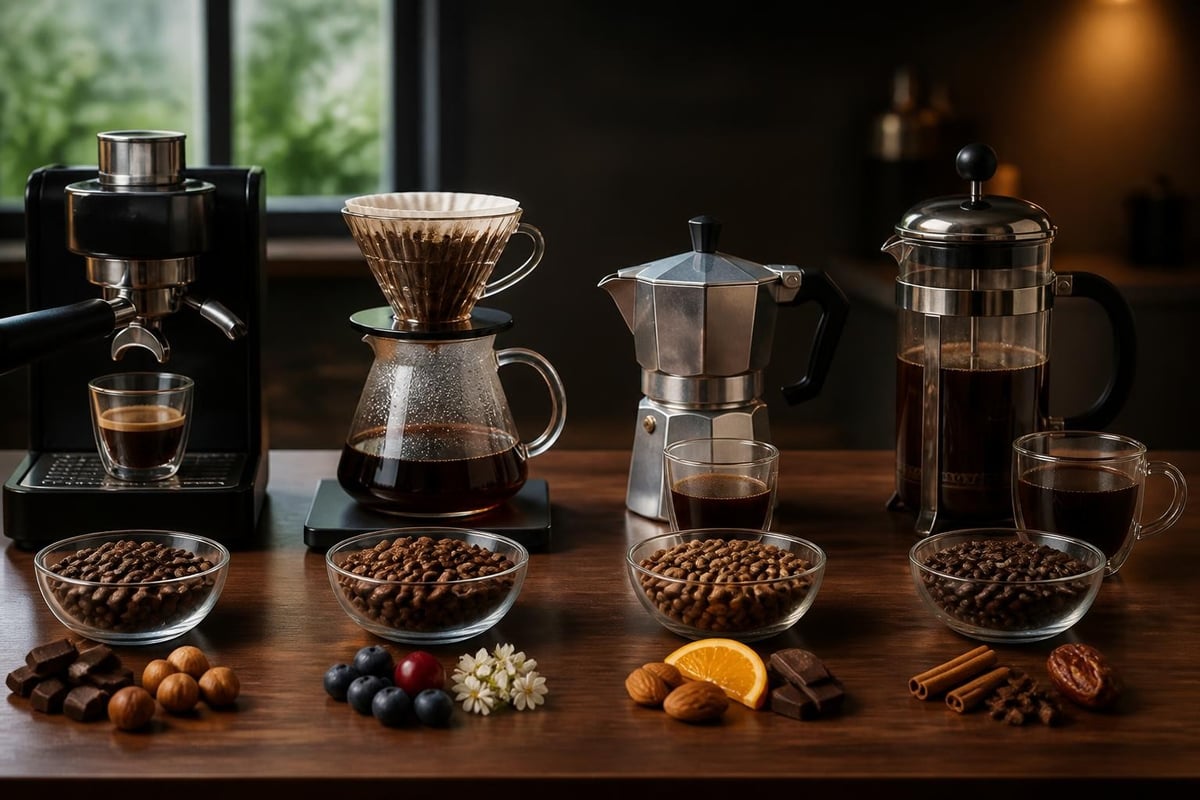 Méthodes préparation café