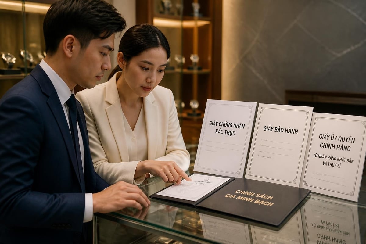 Tiêu chí đánh giá shop đồng hồ