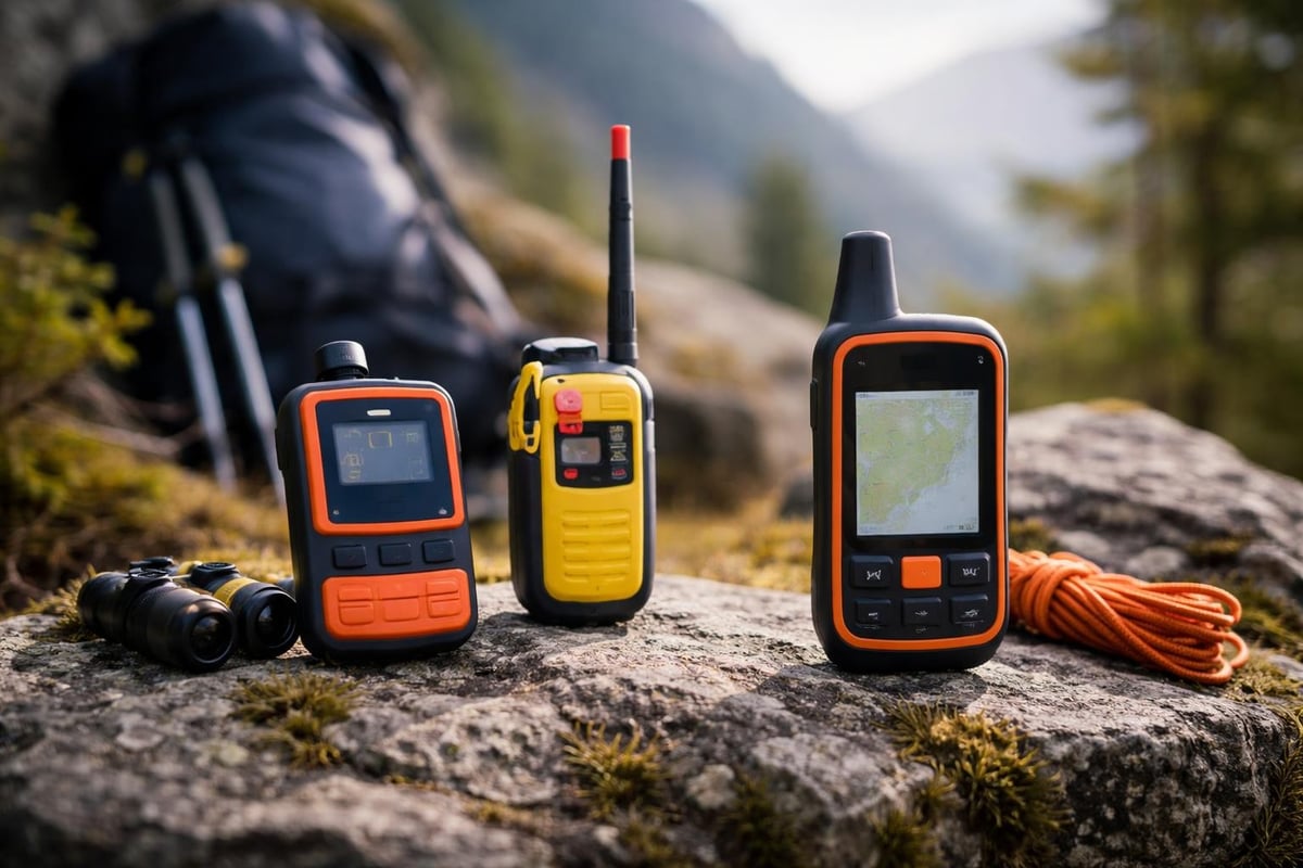 Emergency hiking safety systems