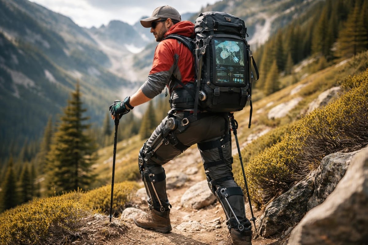 Smart hiking technology integration