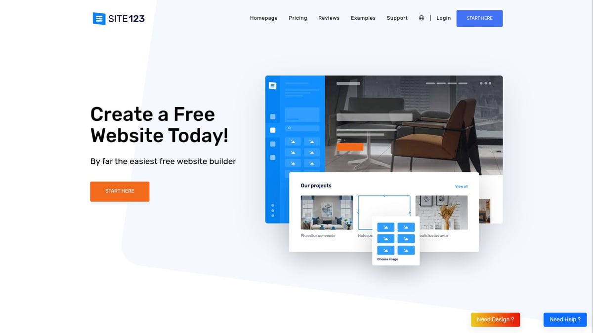 Top 10 AI Website Builders to Try in 2026 - 6. SITE123