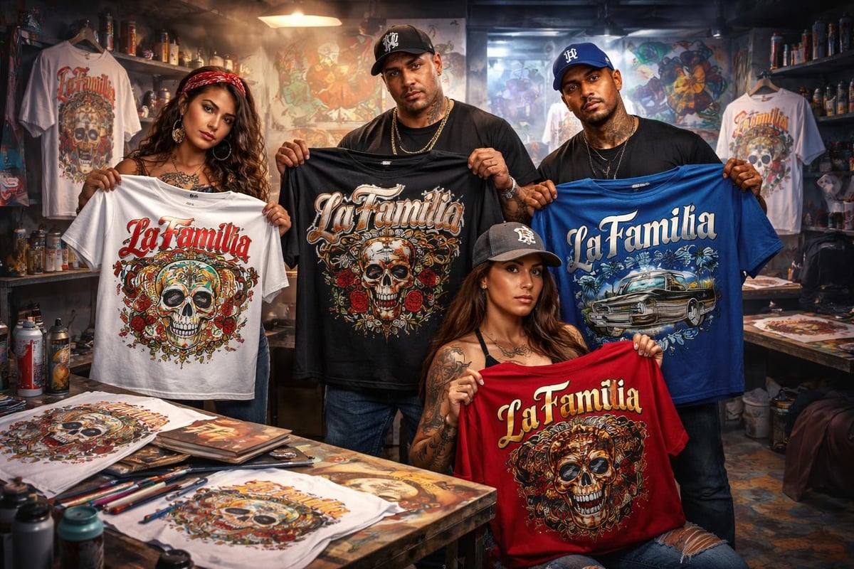 Customization options for family-themed streetwear
