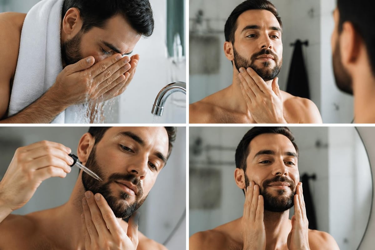 Proper serum application technique