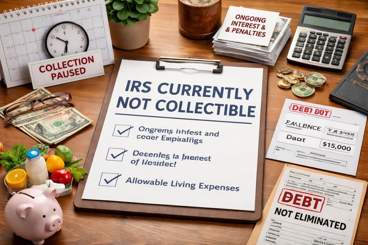 IRS Currently Not Collectible status explained