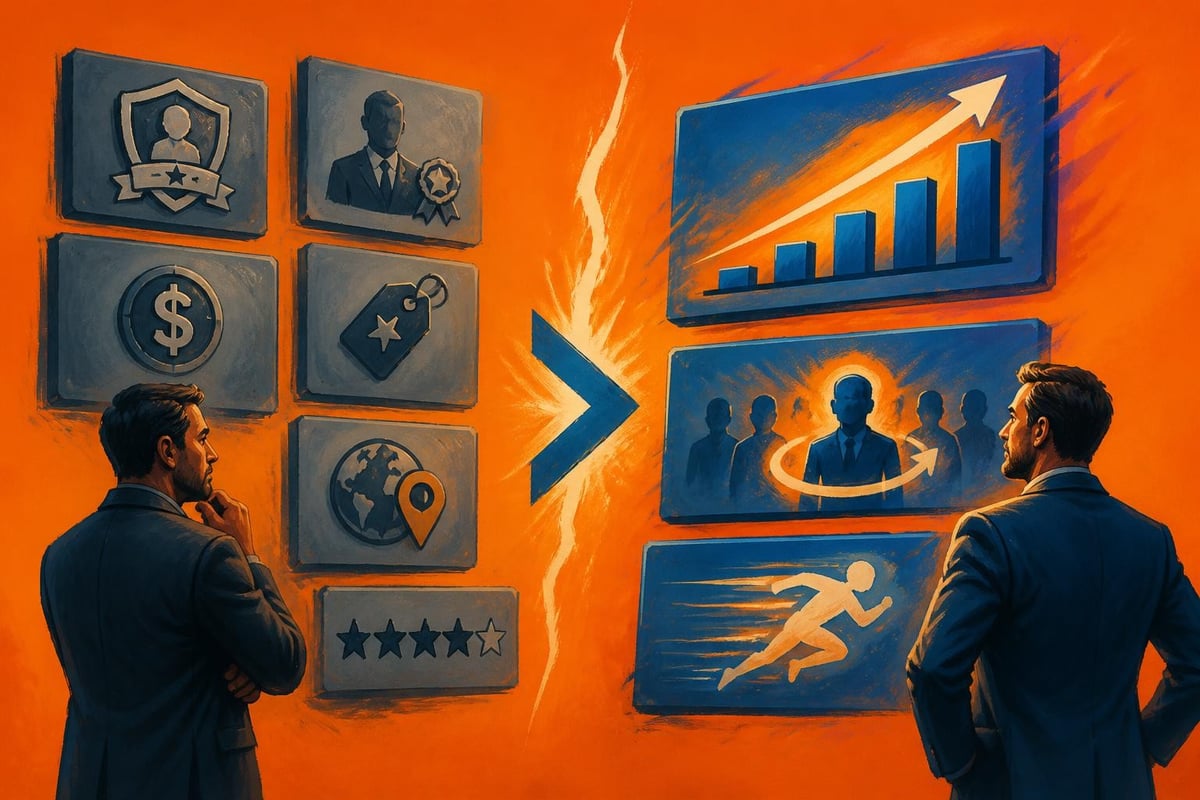 Marketplace coaching filter criteria