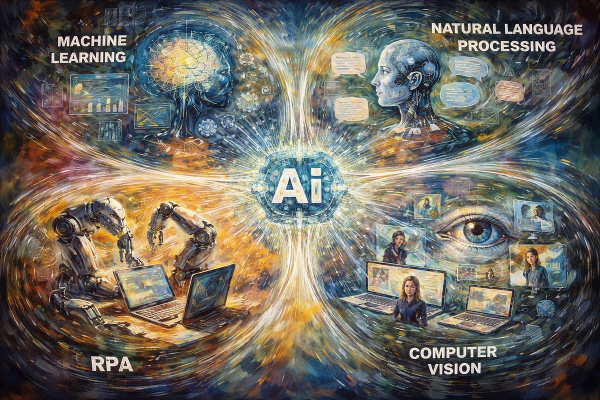 AI automation workflow components