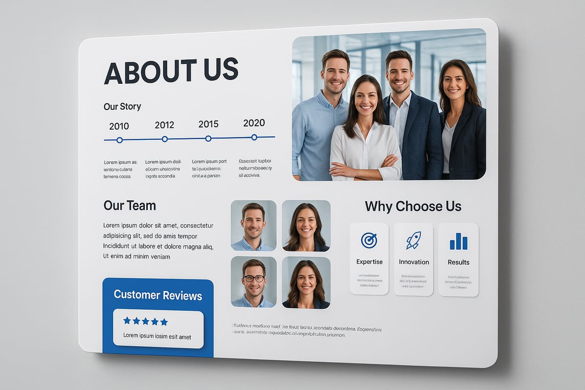 Die wichtigsten Elemente einer modernen „Über uns“-Seite