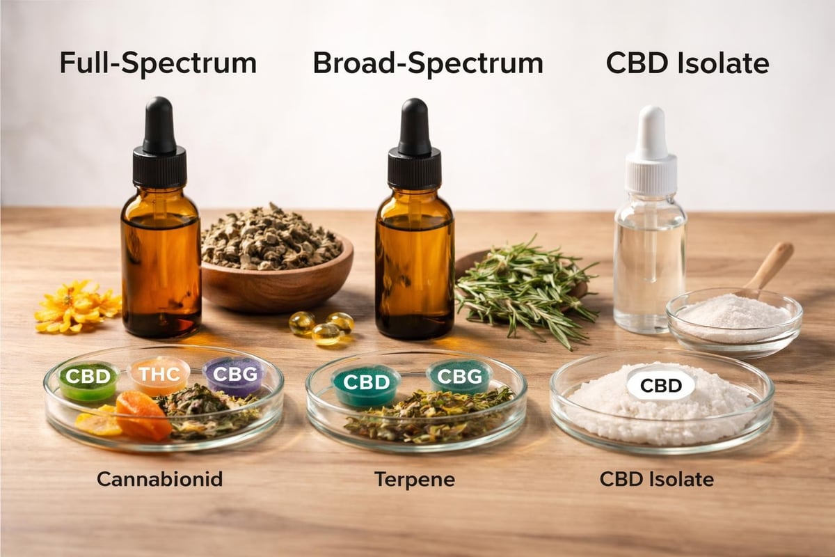 CBD spectrum types