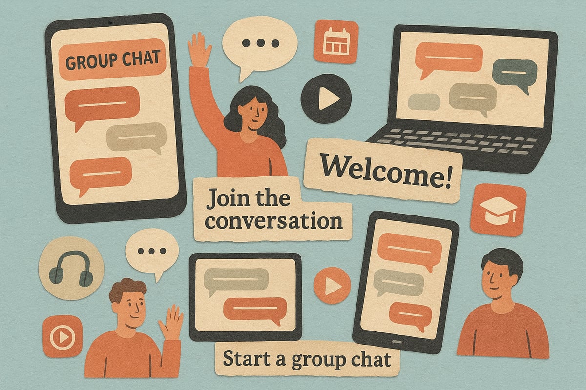 Setting Up and Joining an Open Group Chat