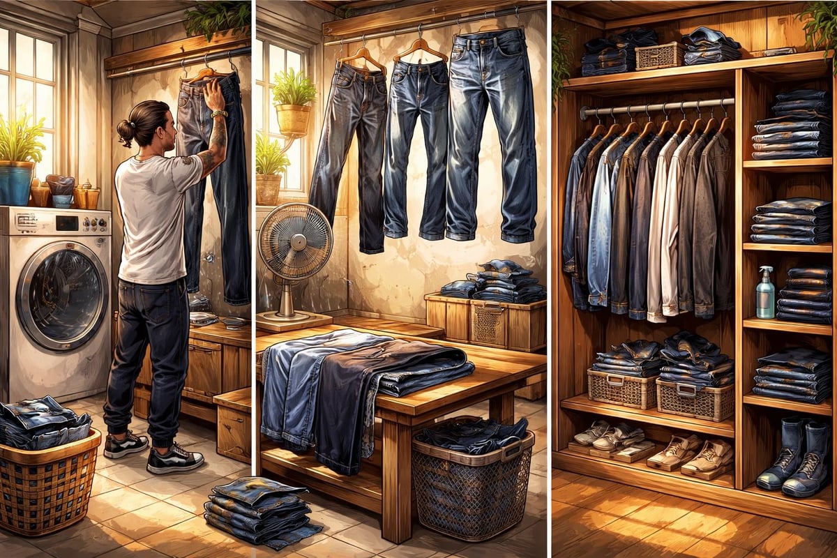 Denim care methods