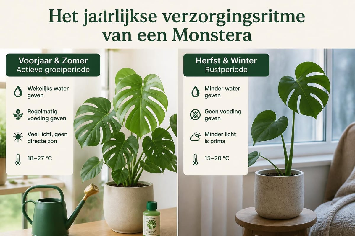 Monstera verzorgingscyclus